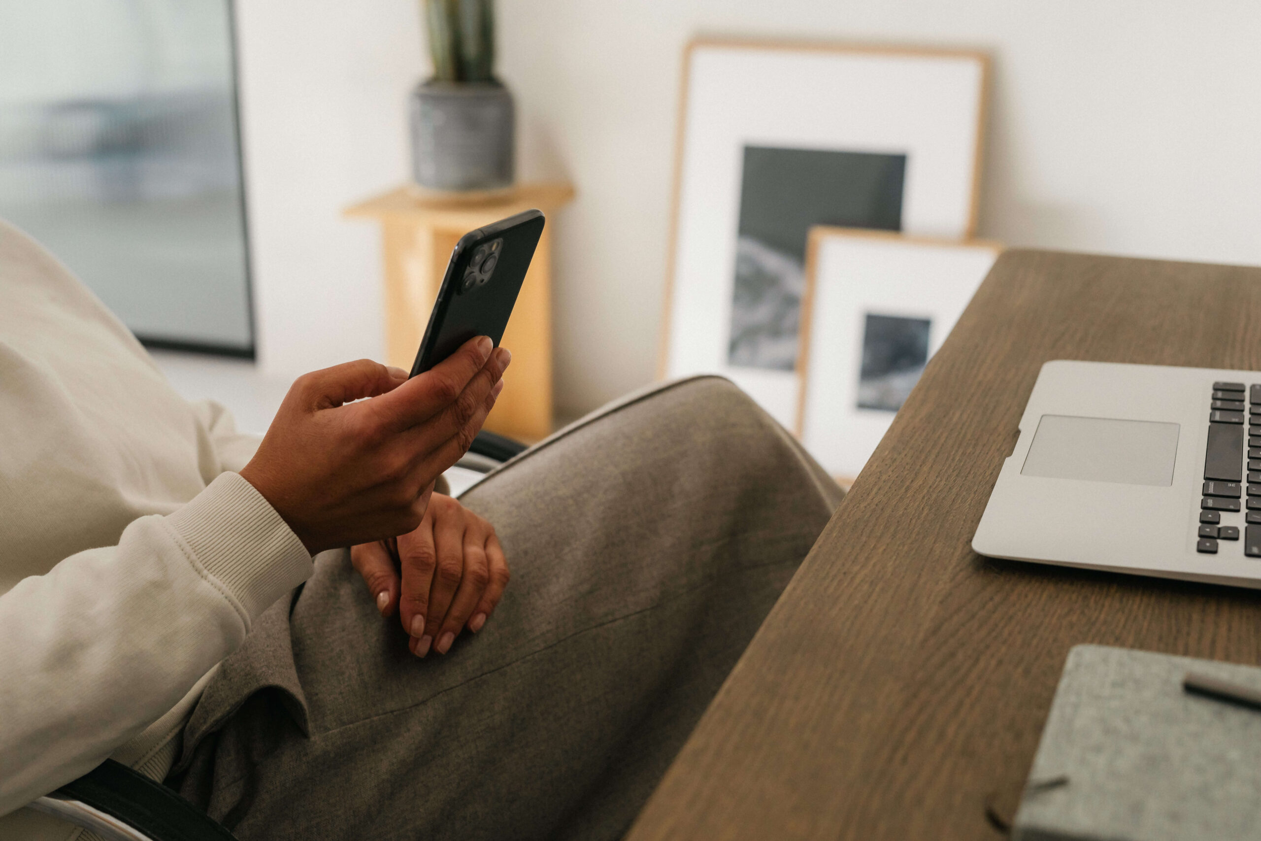 remote work and home office with laptop phone and camera - qlac rules and pitfalls