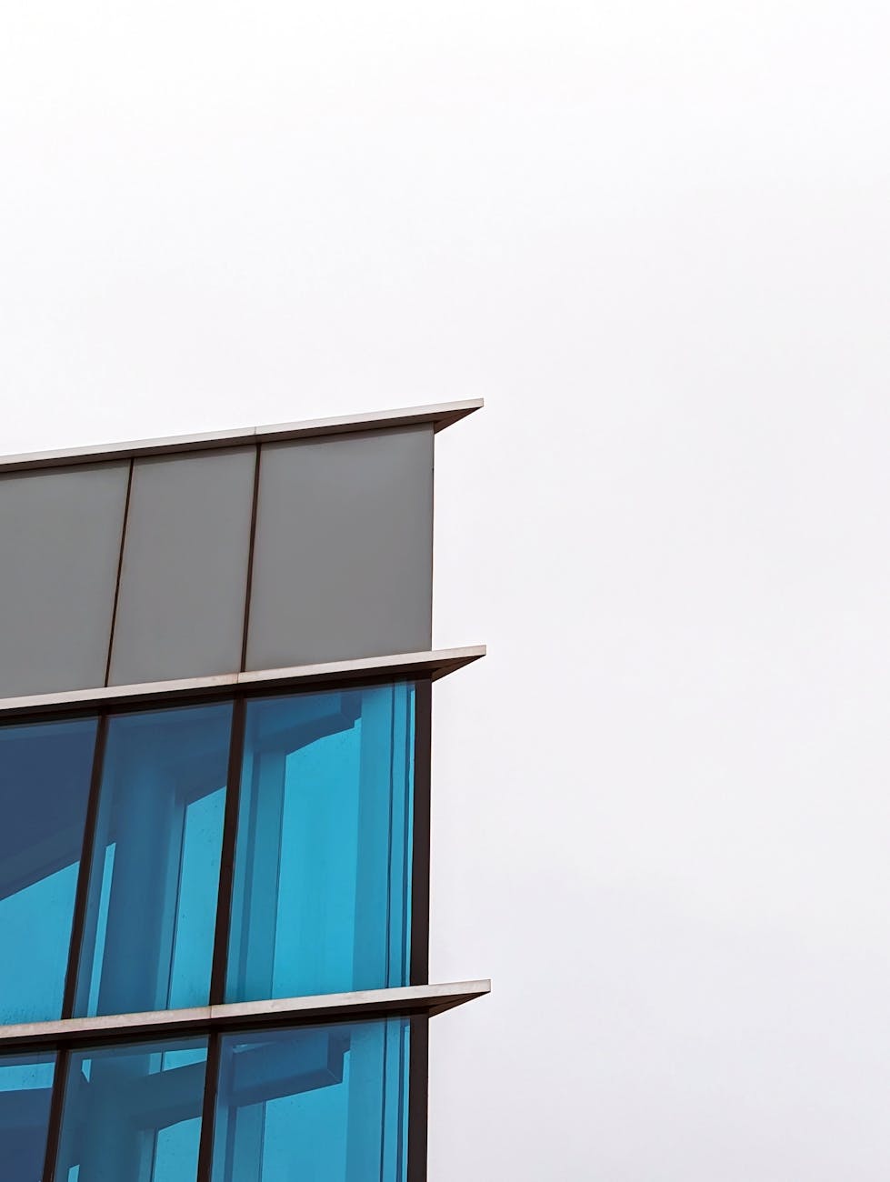 windows in a modern building