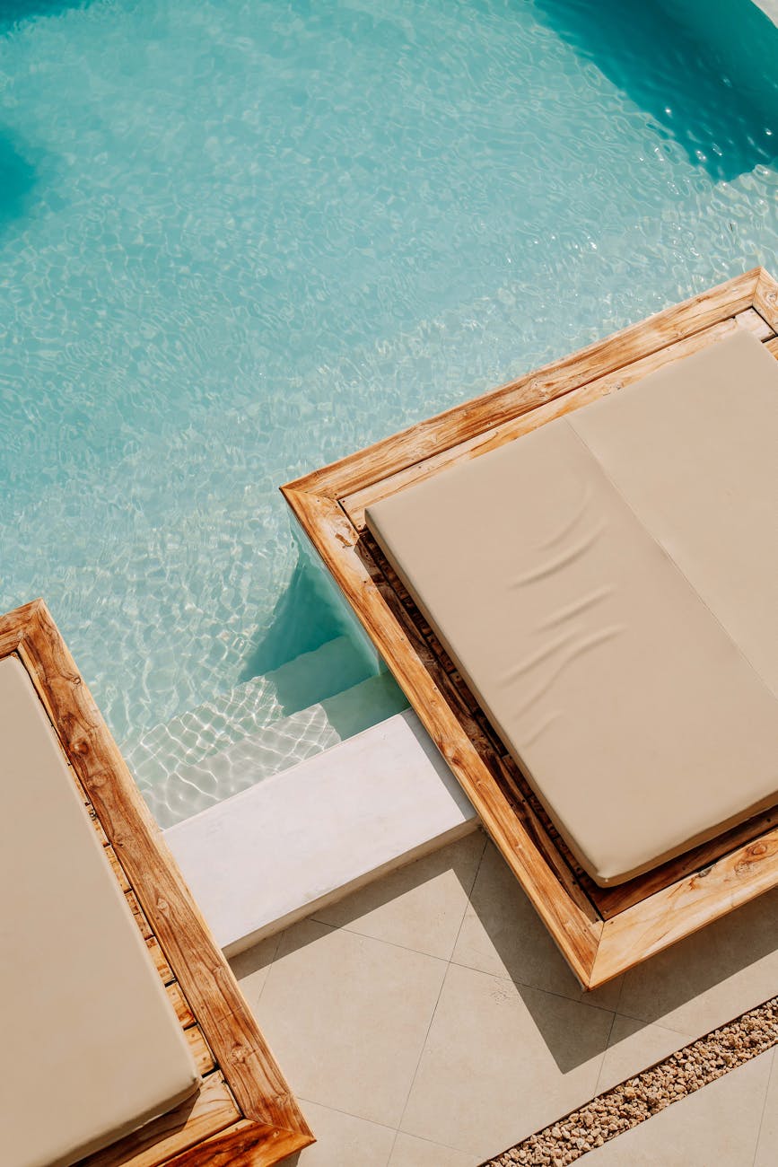 luxurious poolside view in jambiani tanzania